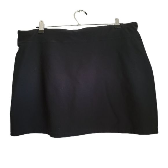 Nike Skort L Large 12-14 Black Dri-Fit Pull On - Picture 3 of 5